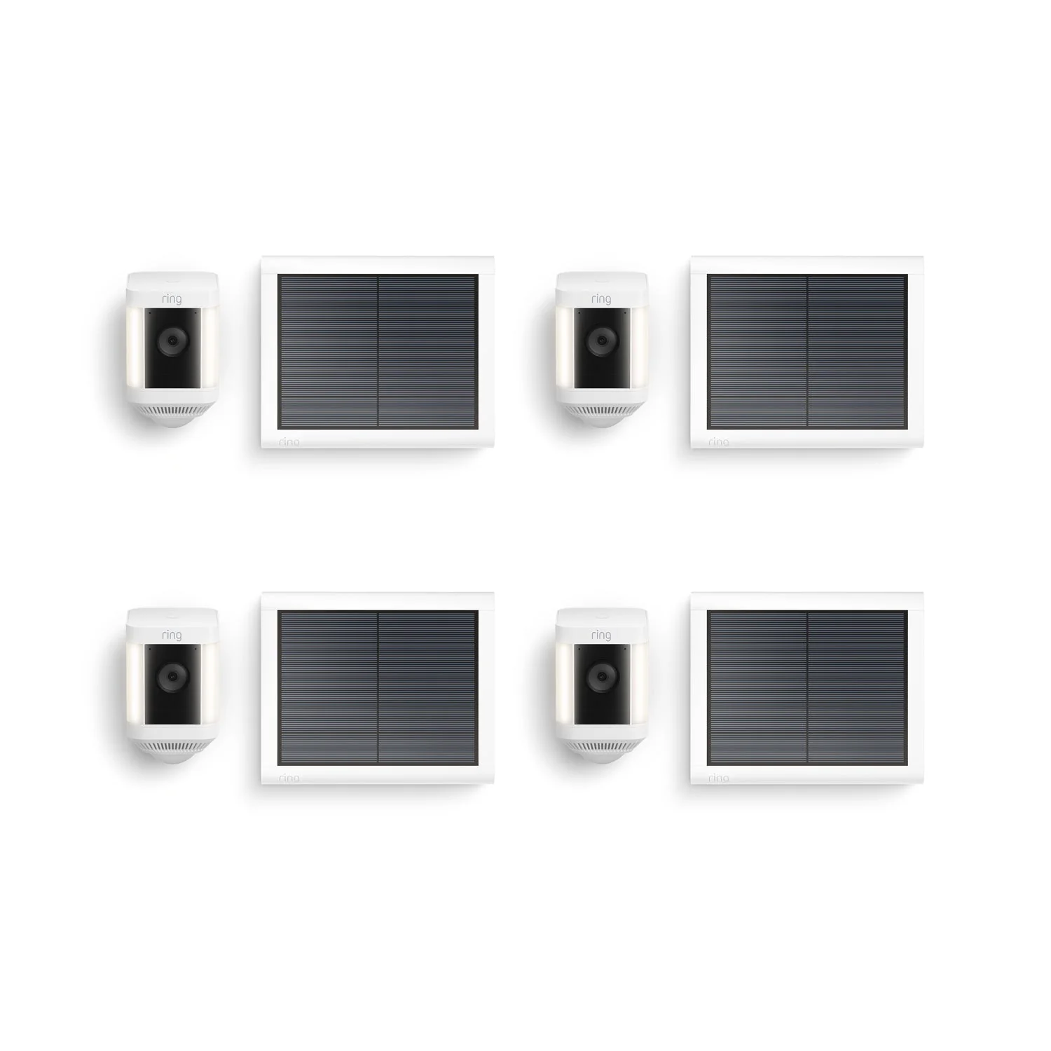4-Pack Spotlight Cam Plus Solar